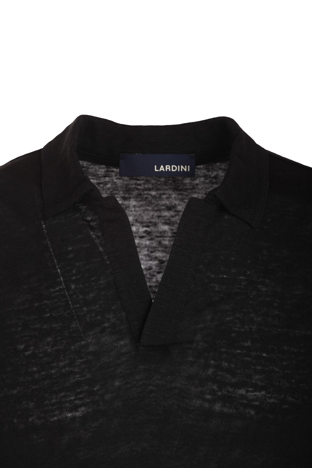 shop LARDINI Saldi Polo: Lardini polo in puro lino.
Colletto senza bottoni.
Maniche corte.
Regular fit.
Composizione: 100% lino. 
Fabbricato in Italia.. EPLPMC57 EP60023-999 number 1949741